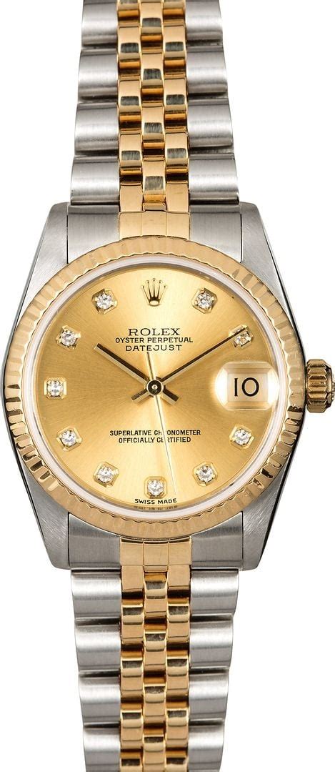 rolex 68273 ladies|Rolex mid size datejust 68273.